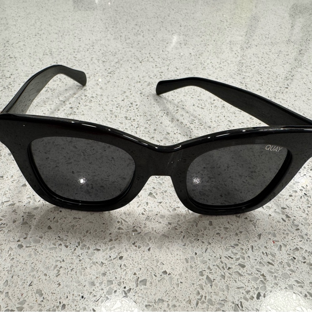 Quay Australia Glossy Black Sunglasses